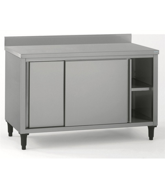 MEUBLE INOX AVEC DOSSERET 120*70CM TOURNUS dans ARMOIRES