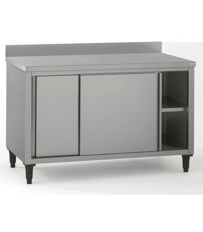 MEUBLE INOX AVEC DOSSERET 120*70CM TOURNUS dans ARMOIRES