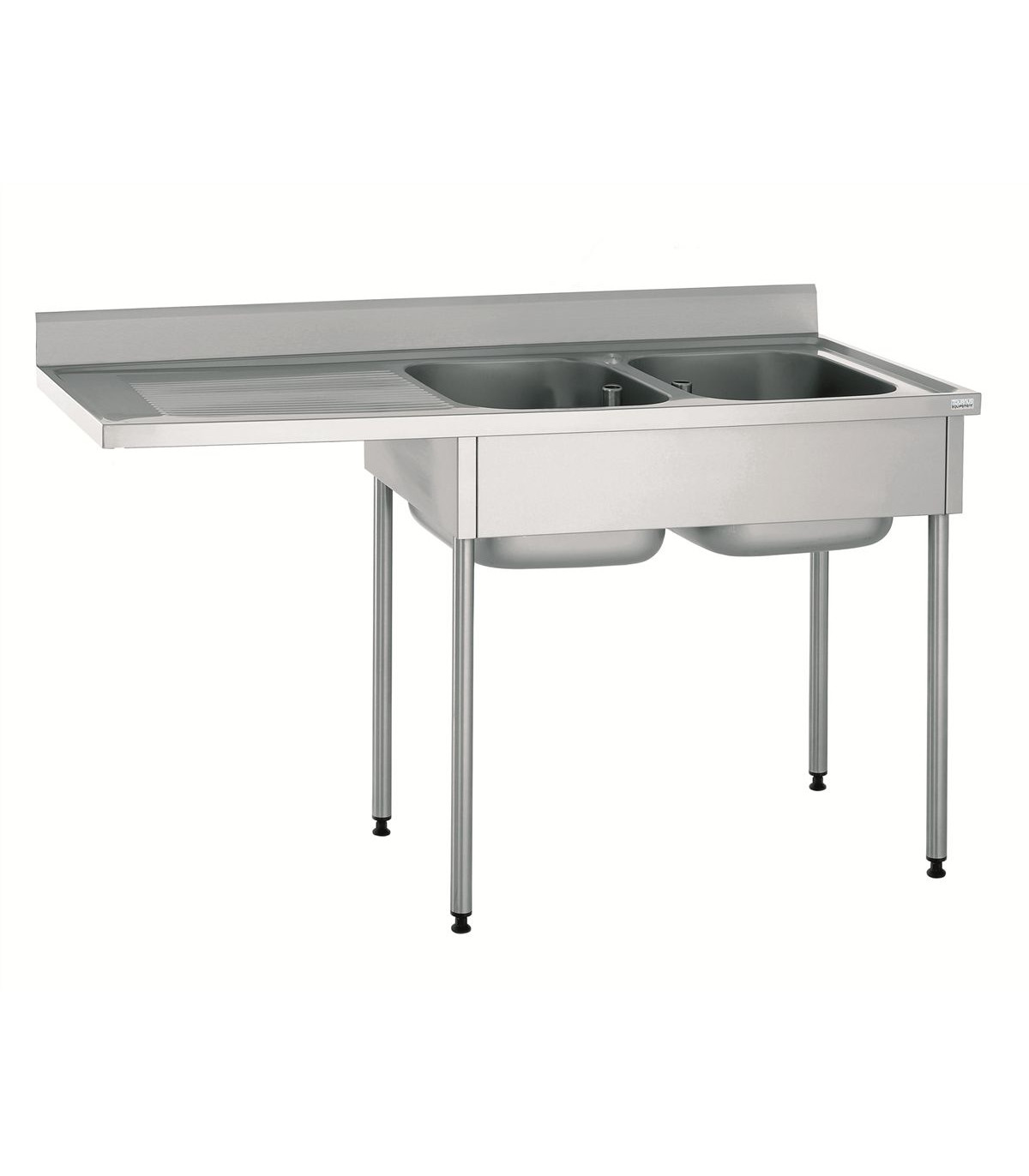 PLONGE 2 BACS 500X400 EGOUTTOIR GAUCHE + ENPLACEMENT LV TOURNUS dans EVIERS ET PLONGES