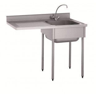 PLONGE 1 BAC 500X500 EGOUTTOIR GAUCHE + ENPLACEMENT LV TOURNUS dans EVIERS ET PLONGES