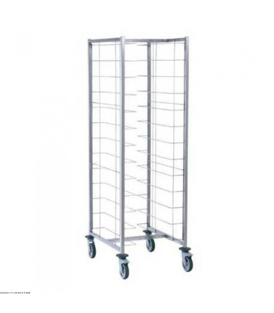 CHARIOT CAFETERIA HAUT 2X12 NIVEAUX GN1/1 TOURNUS dans CHARIOT DE DEBARRASSAGE