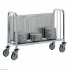 CHARIOT PORTE ASSIETTES EN INOX POUR 400 ASSIETTES TOURNUS dans CHARIOT ASSIETTES