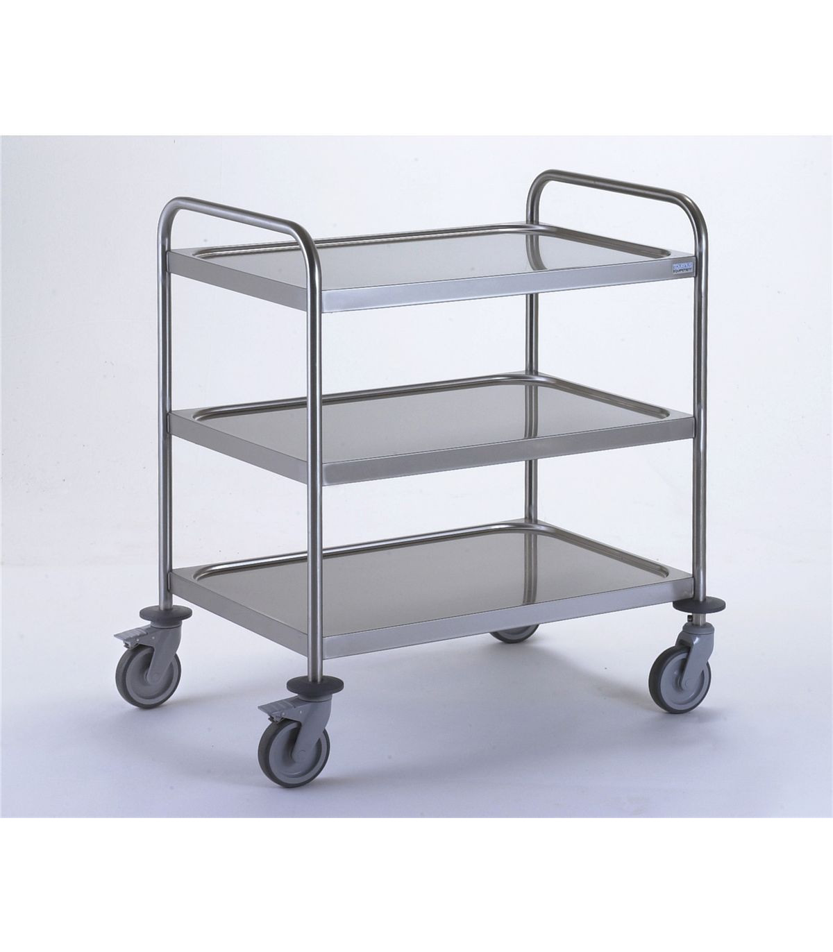 CHARIOT DE SERVICE INOX PLAT1000X600 MM 3 PLATEAUX TOURNUS dans CHARIOT DE DEBARRASSAGE