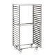 CHARIOT EURONORMES DE STOCKAGE 20 NIVEAUX + TABLETTE SUPERIEURE TOURNUS