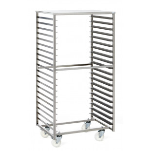 CHARIOT EURONORMES DE STOCKAGE 20 NIVEAUX + TABLETTE SUPERIEURE TOURNUS dans CHARIOT ECHELLE