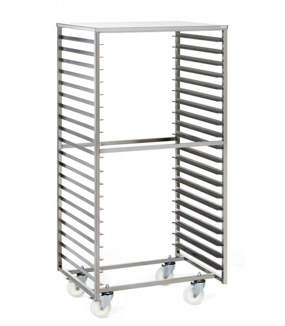 CHARIOT EURONORMES DE STOCKAGE 20 NIVEAUX + TABLETTE SUPERIEURE TOURNUS dans CHARIOT ECHELLE