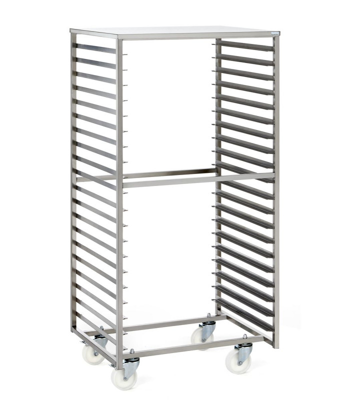 CHARIOT EURONORMES DE STOCKAGE 20 NIVEAUX + TABLETTE SUPERIEURE TOURNUS dans CHARIOT ECHELLE