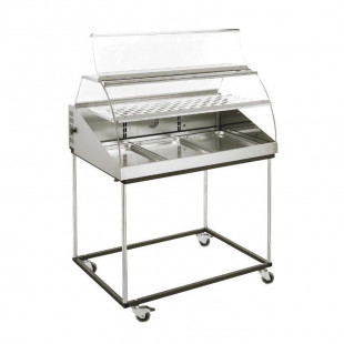 VITRINE NEUTRE 110LT IDEALE POUR LES MARCHES GROUPE EN OPTION dans COMPTOIR
