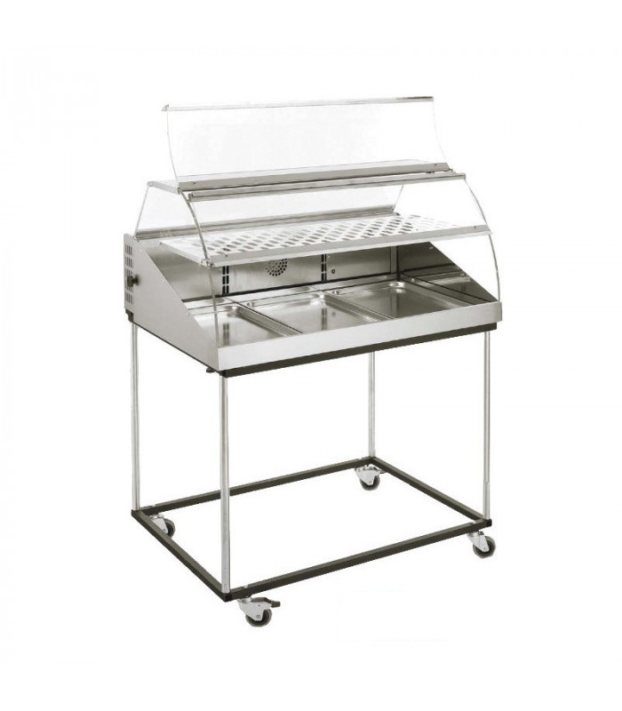 VITRINE NEUTRE 110LT IDEALE POUR LES MARCHES GROUPE EN OPTION dans COMPTOIR