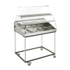 VITRINE NEUTRE 110LT IDEALE POUR LES MARCHES GROUPE EN OPTION dans COMPTOIR