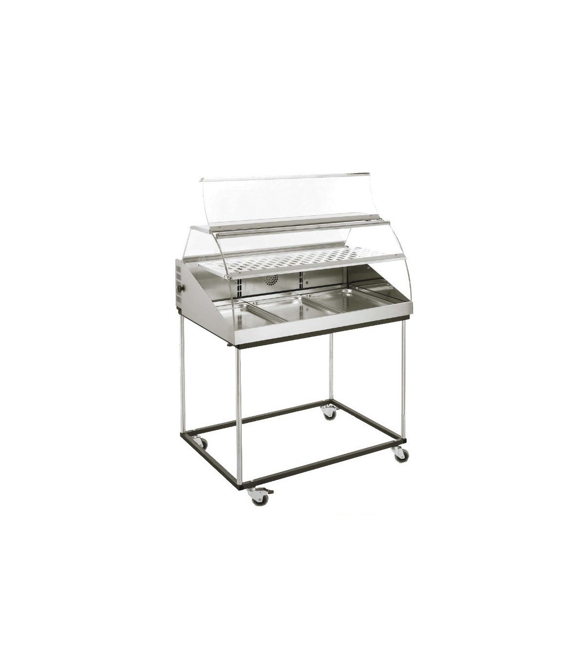 VITRINE NEUTRE 110LT IDEALE POUR LES MARCHES GROUPE EN OPTION dans COMPTOIR