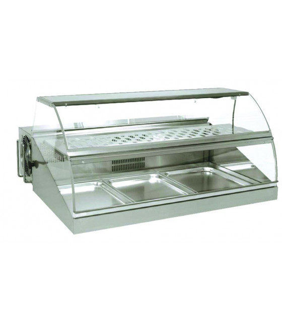 VITRINE NEUTRE 110LT IDEALE POUR LES MARCHES GROUPE EN OPTION dans COMPTOIR