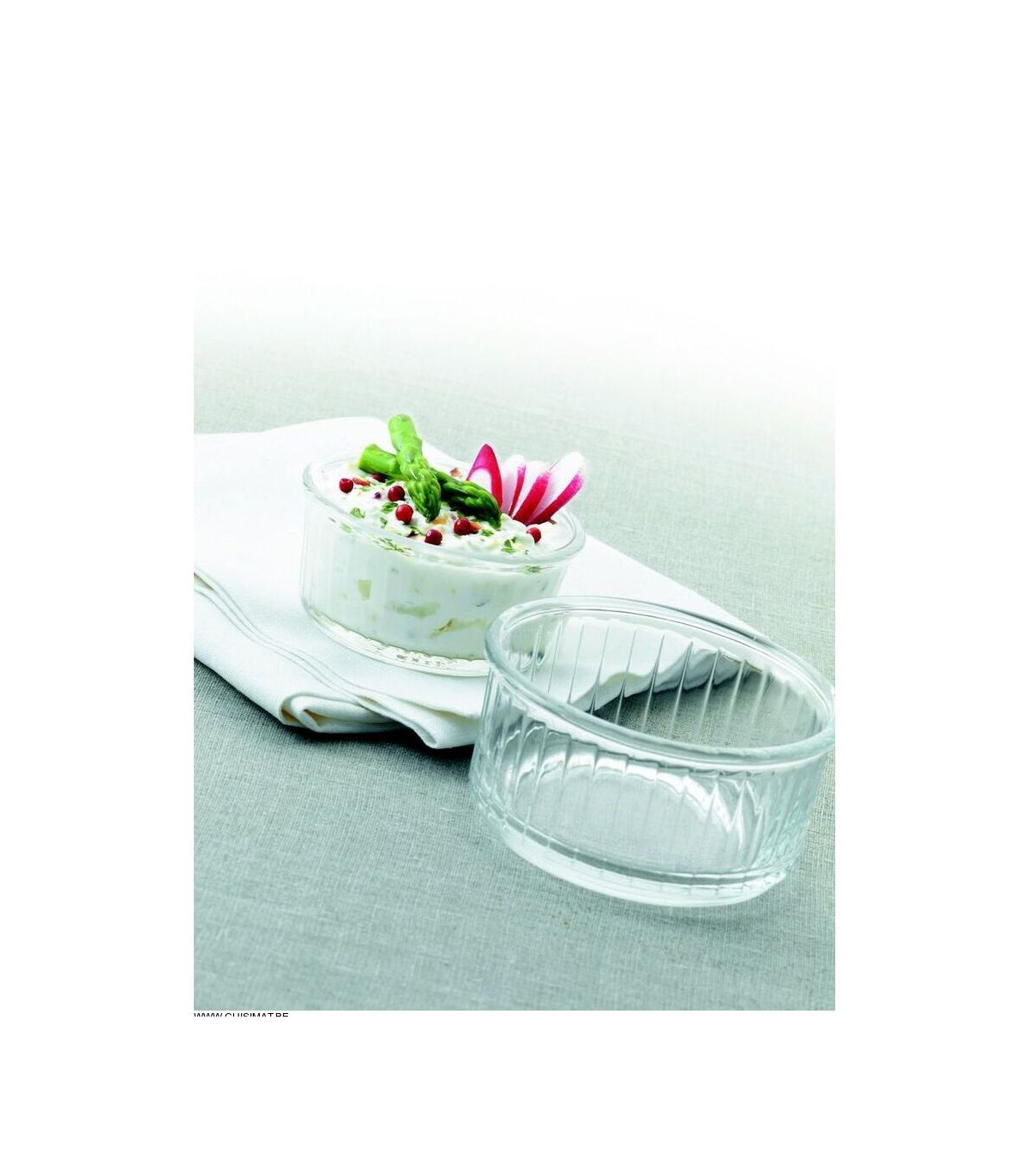 RAMEQUIN TRANSPARENT Ø10X4.8CM 24CL DURALEX dans DURALEX