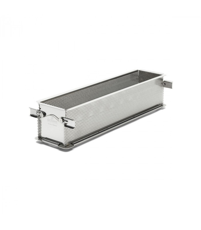 MOULE A PATE EN CROUTE PLIABLE INOX PERFORRE 35X7X7.5CM DE BUYER dans TERRINES