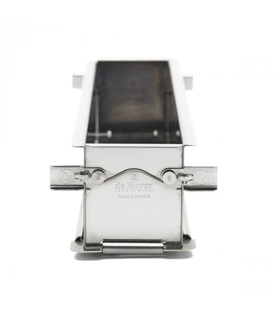 MOULE A PATE EN CROUTE PLIABLE INOX PERFORRE 35X7X7.5CM DE BUYER dans TERRINES