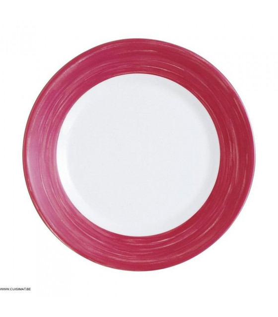 ASSIETTE CREUSE RONDE Ø22.5CM CHERRY BRUSH ARC dans BRUSH ARC