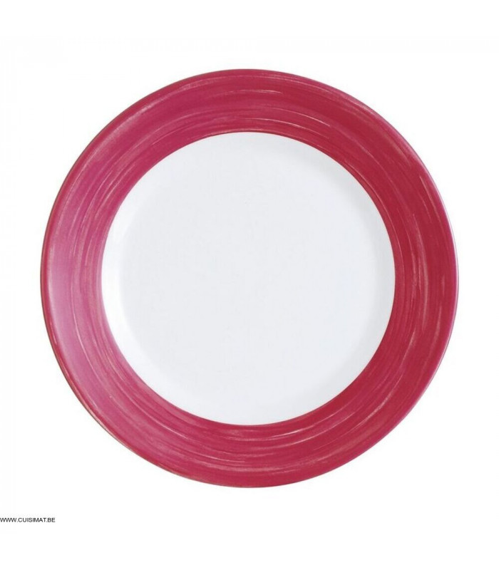ASSIETTE CREUSE RONDE Ø22.5CM CHERRY BRUSH ARC dans BRUSH ARC