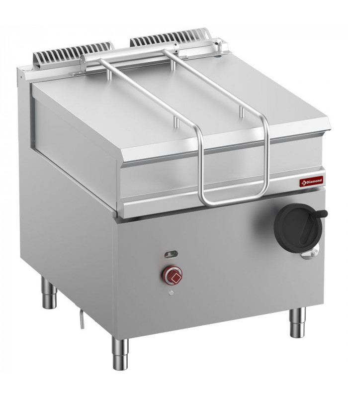 SAUTEUSE BASCULANTE ELECTRIQUE CUVE INOX 80LT SUR MEUBLE OPTIMA 900 DIAMOND dans SAUTEUSE