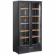 VITRINE CAVE A VINS DOUBLE PORTE 460LT 1 TEMPERATURE NOIRE DIVERSO