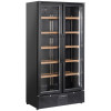 VITRINE CAVE A VINS DOUBLE PORTE 460LT 1 TEMPERATURE NOIRE DIVERSO dans CAVE A VIN