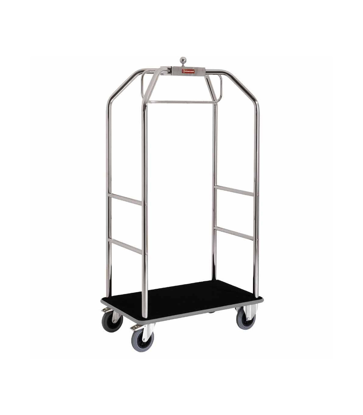 CHARIOT A VALISES/VESTIAIRE 2 ROUES FREINS CHROME DIAMOND dans CHARIOT