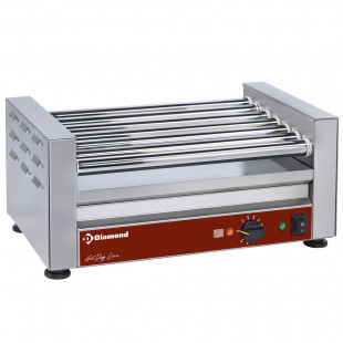 GRILL SAUCISSES ELECTRIQUE A 7 ROULEAUX DIAMOND dans CHAUFFE SAUCISSES