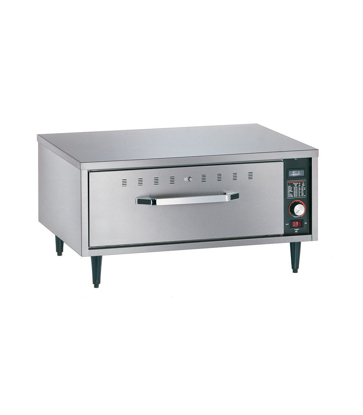 CHAUFFE ALIMENTS A POSER 1 TIROIR DIAMOND dans VITRINE CHAUFFANTE