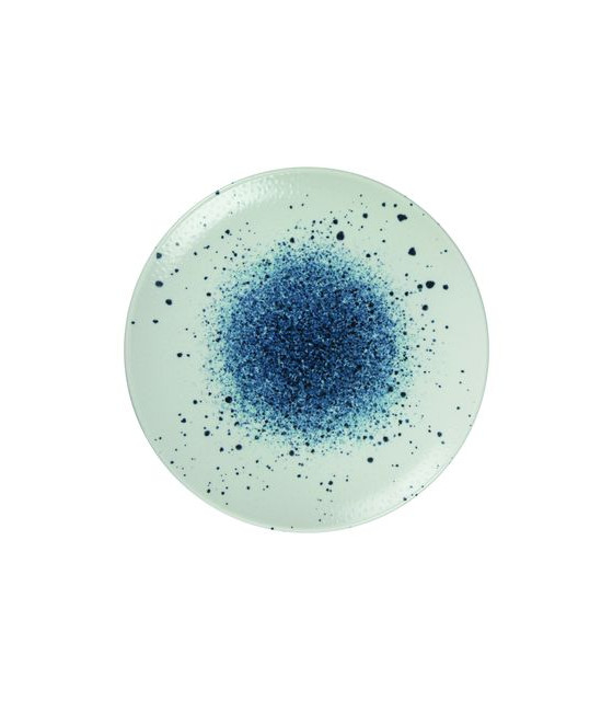 ASSIETTE PLATE SANS AILE Ø27CM APHRODITE BLEU & BLANC SARREGUEMINES dans SARREGUEMINES