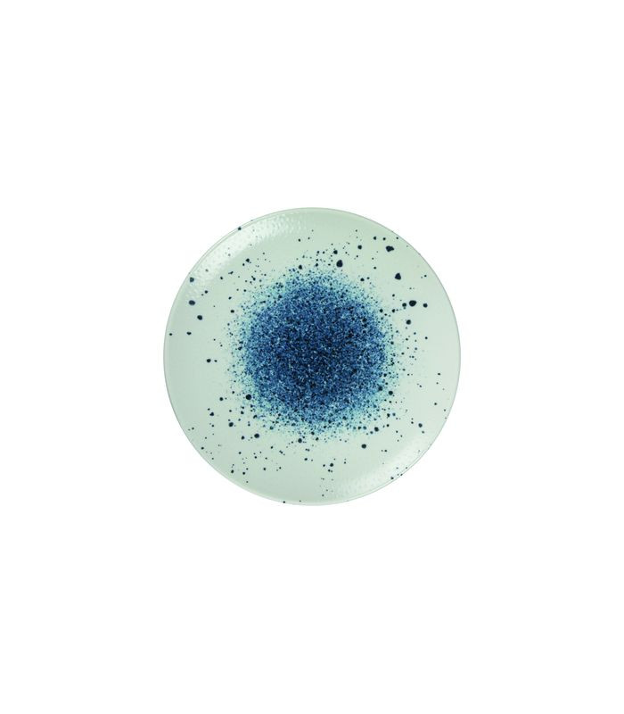 ASSIETTE PLATE SANS AILE Ø27CM APHRODITE BLEU & BLANC SARREGUEMINES dans SARREGUEMINES