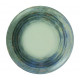 ASSIETTE PLATE SANS AILE Ø27CM NYX BLANC BLEU & ARGENT SARREGUEMINES