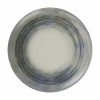ASSIETTE PLATE SANS AILE Ø27CM NYX BLANC BLEU & ARGENT SARREGUEMINES dans SARREGUEMINES