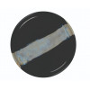 ASSIETTE PLATE BORD DROIT Ø21CM CIRCE NOIR & NACRE SARREGUEMINES dans SARREGUEMINES