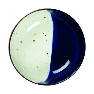 BOL Ø13CM POSEIDON BLANC IVOIRE & BLEU SARREGUEMINES dans SARREGUEMINES