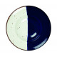 ASSIETTE A PATE Ø27CM POSEIDON BLANC IVOIRE & BLEU SARREGUEMINES