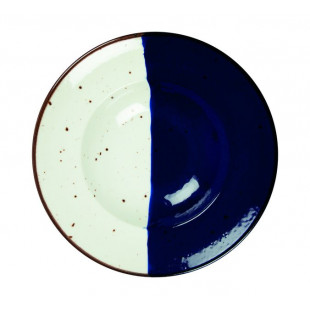 ASSIETTE A PATE Ø27CM POSEIDON BLANC IVOIRE & BLEU SARREGUEMINES dans SARREGUEMINES