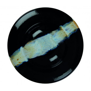 ASSIETTE A PATE Ø27CM CIRCE NOIR & NACRE SARREGUEMINES dans SARREGUEMINES