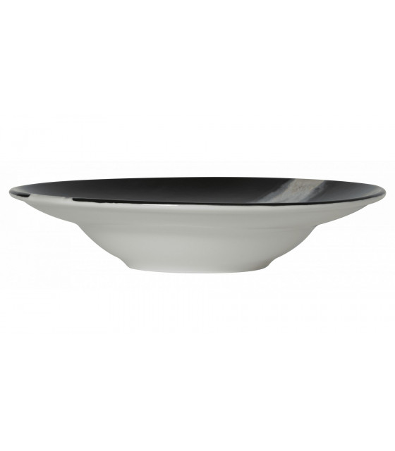 ASSIETTE A PATE Ø27CM CIRCE NOIR & NACRE SARREGUEMINES dans SARREGUEMINES