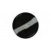 ASSIETTE PLATE BORD DROIT Ø27CM CIRCE NOIR & NACRE SARREGUEMINES dans SARREGUEMINES