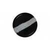 ASSIETTE PLATE SANS AILE Ø21CM CIRCE NOIR & NACRE SARREGUEMINES dans SARREGUEMINES