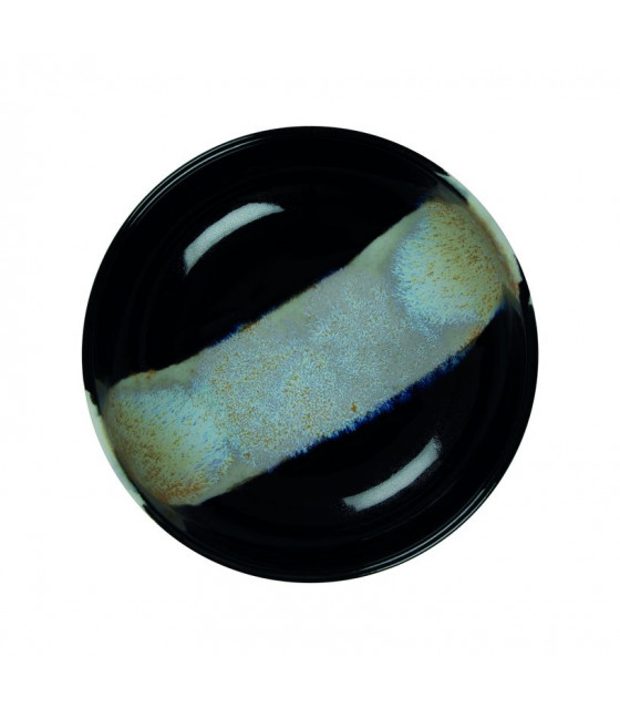 BOL Ø13CM CIRCE NOIR & NACRE SARREGUEMINES dans SARREGUEMINES