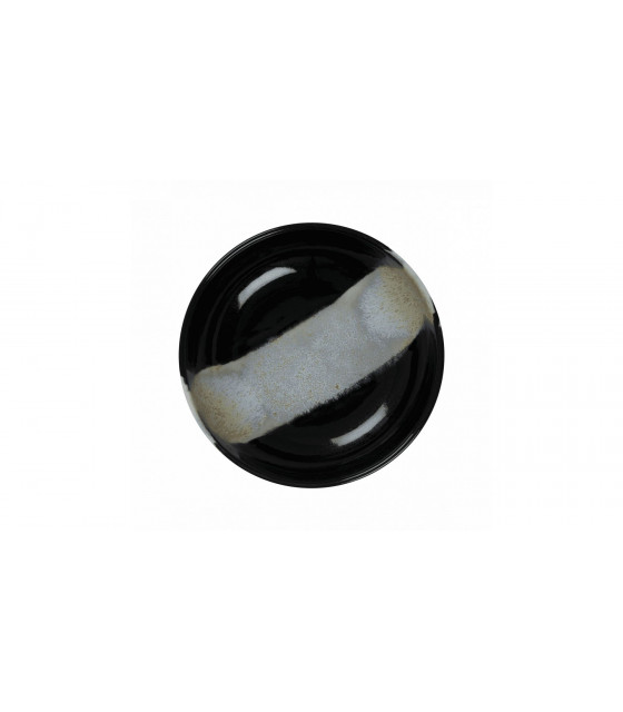 BOL Ø13CM CIRCE NOIR & NACRE SARREGUEMINES dans SARREGUEMINES
