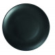 ASSIETTE PLATE SANS AILE Ø27CM ARES NOIR MAT SARREGUEMINES