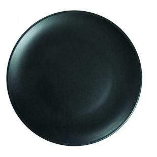ASSIETTE PLATE SANS AILE Ø27CM ARES NOIR MAT SARREGUEMINES dans SARREGUEMINES