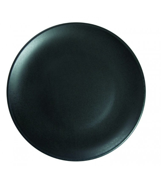 ASSIETTE PLATE SANS AILE Ø27CM ARES NOIR MAT SARREGUEMINES dans SARREGUEMINES
