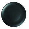 ASSIETTE PLATE SANS AILE Ø27CM ARES NOIR MAT SARREGUEMINES dans SARREGUEMINES