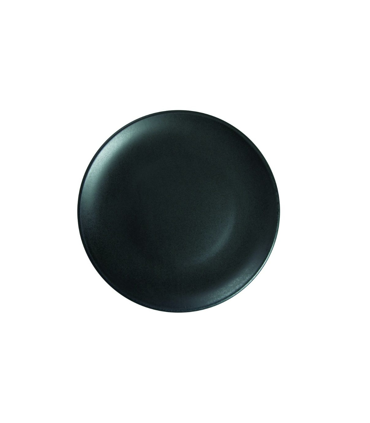ASSIETTE PLATE SANS AILE Ø27CM ARES NOIR MAT SARREGUEMINES dans SARREGUEMINES