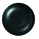 ASSIETTE CREUSE Ø25CM ARES NOIR MAT SARREGUEMINES
