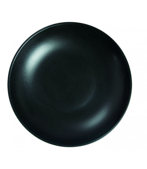 ASSIETTE CREUSE Ø25CM ARES NOIR MAT SARREGUEMINES dans SARREGUEMINES