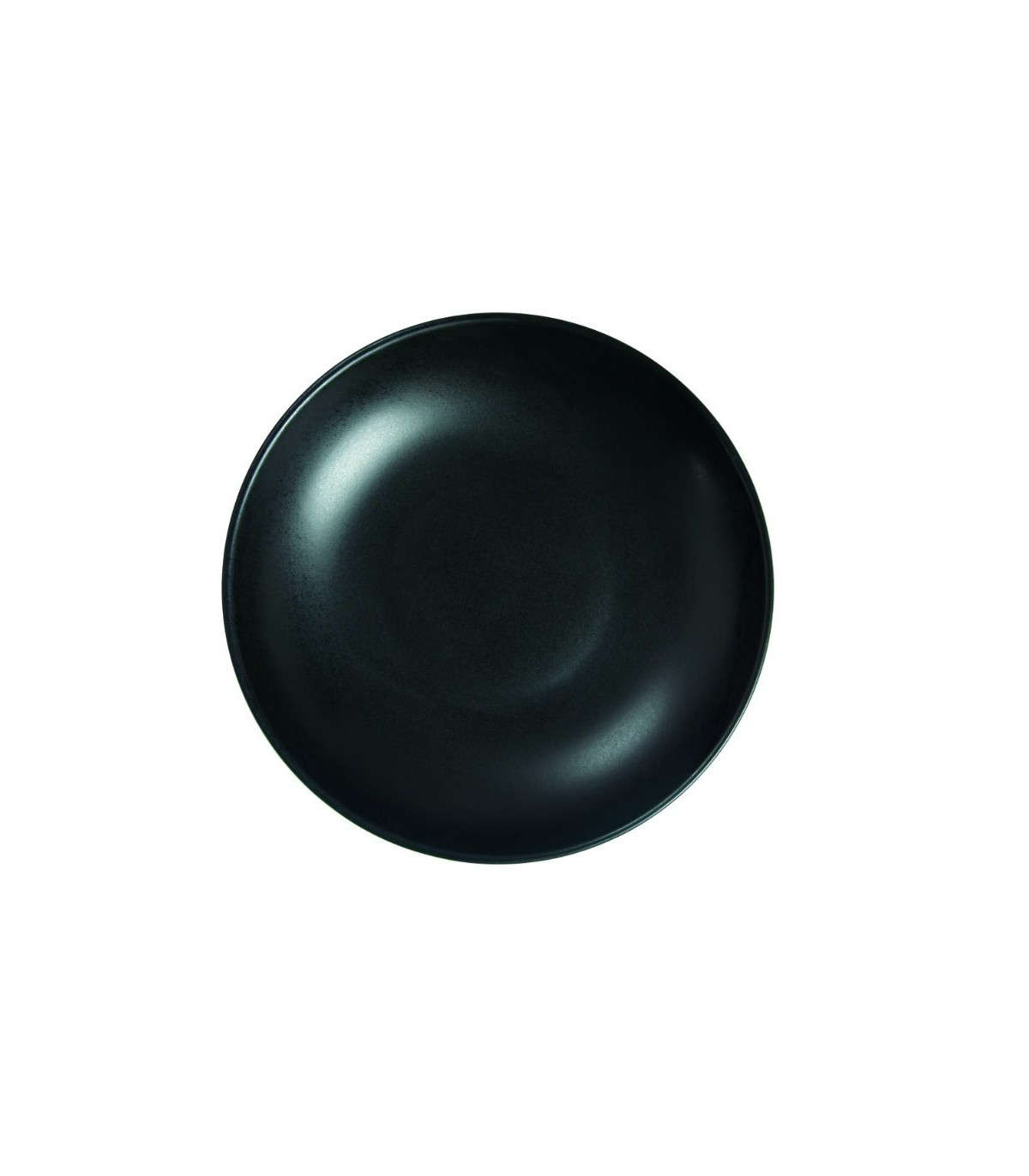 ASSIETTE CREUSE Ø25CM ARES NOIR MAT SARREGUEMINES dans SARREGUEMINES