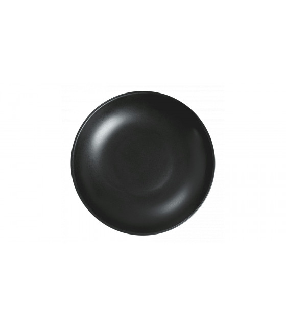 ASSIETTE CREUSE Ø25CM ARES NOIR MAT SARREGUEMINES dans SARREGUEMINES